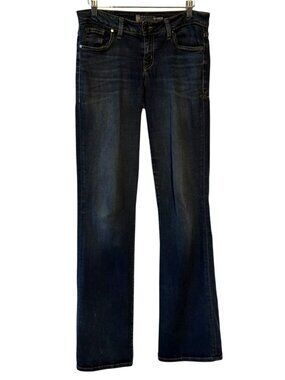 Level 99 Bootcut Stretch Denim Jeans Mid-Rise Dark Wash - Size 29